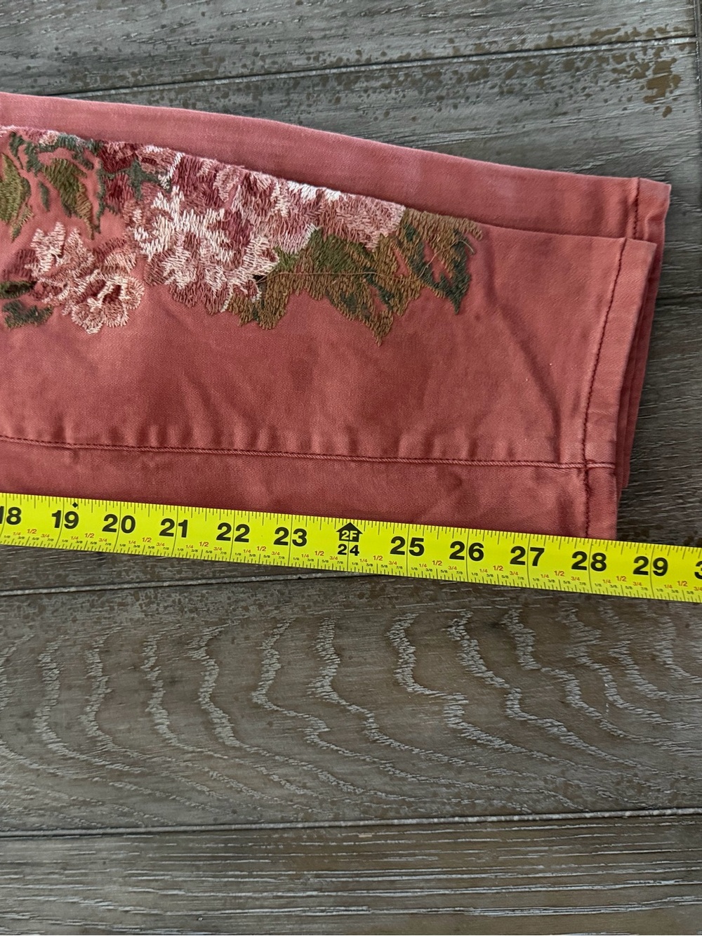 Nine West Terra Cotta Embroidered Skinny Jeans - Picture 7 of 12